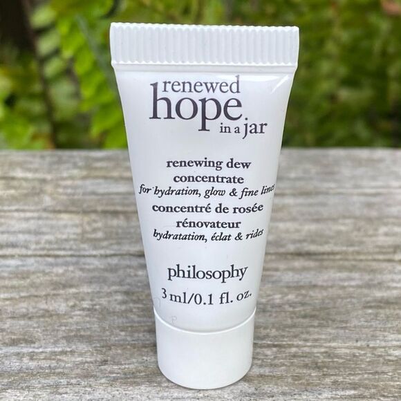 NIB New Philosophy Renewed Hope in a Jar Renewing Dew Concentrate. Mini/Travel - Picture 2 of 7